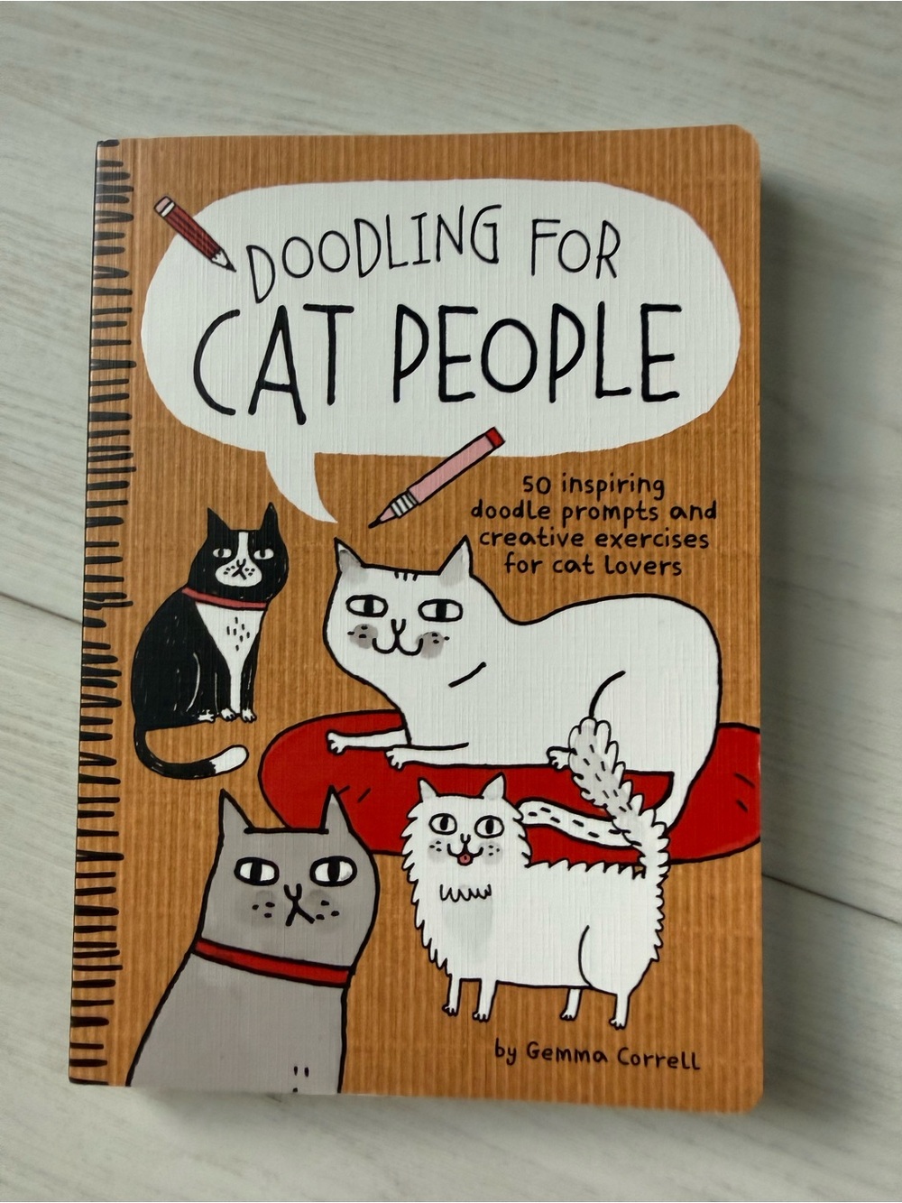 BOOK: Doodling for Cat People book, NWT